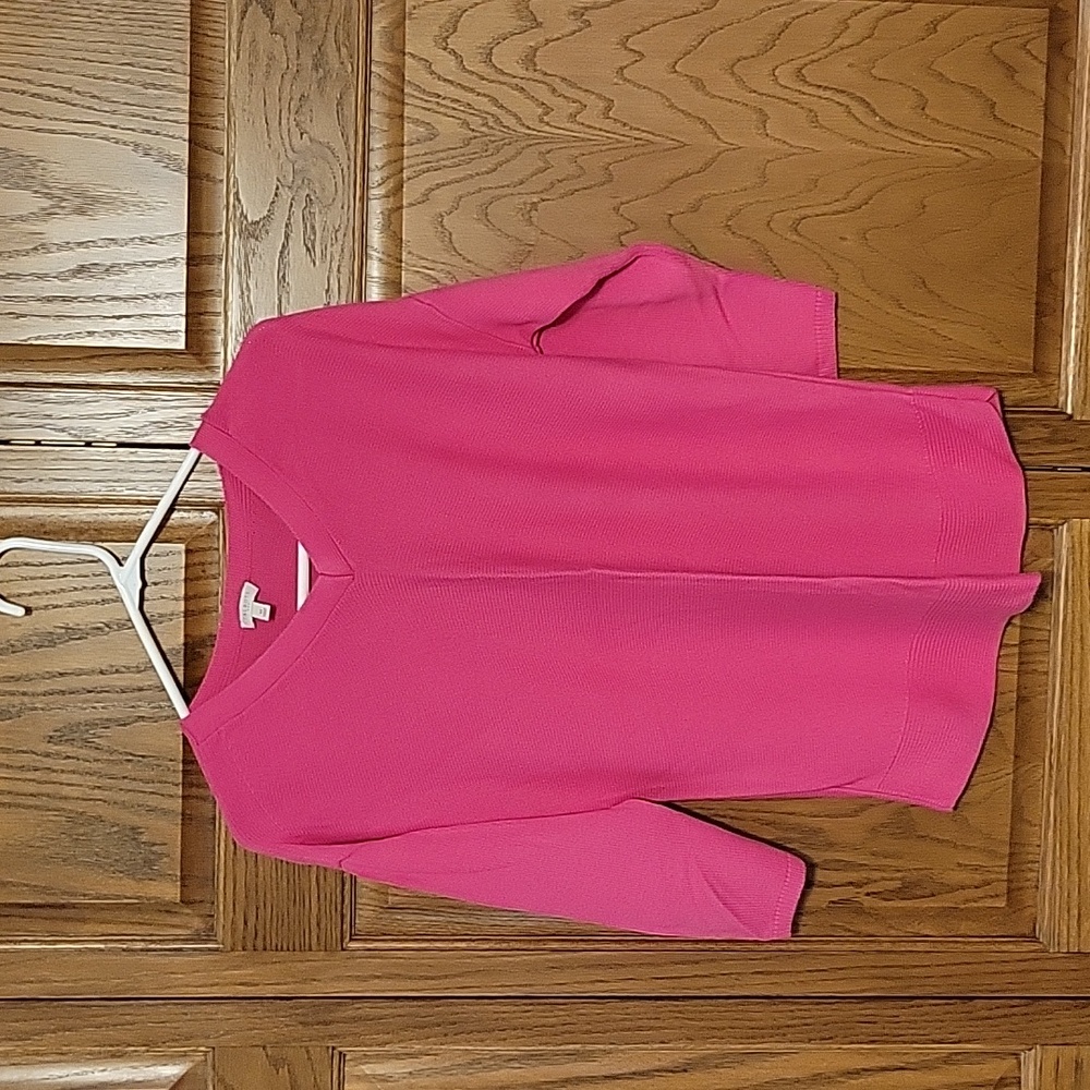 Pink knit sweater